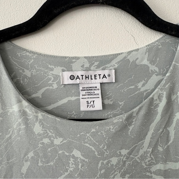 Athleta Santorini Thera Printed Dress‎ Womens Small Tall Sleeveless Athleisure - Picture 4 of 10